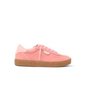 Reef Lay Day Seas Pink Suede Low-Top Sneakers with Gum Sole